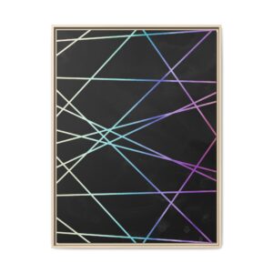 Neon Nexus | Framed Canvas