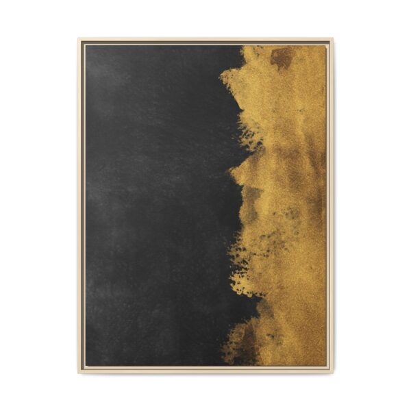 Obsidian Aurelia | Framed Canvas
