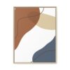 Earthflow Contours | Framed Canvas