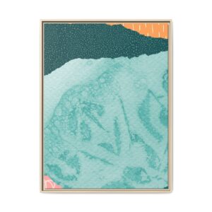 Lagoon Reverie | Framed Canvas