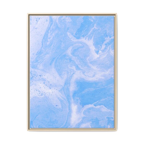 Azure Whisper | Framed Canvas