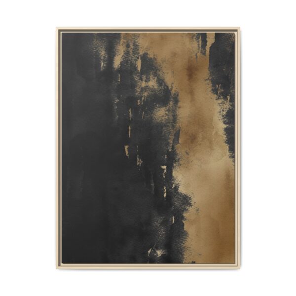 Midnight Ember | Framed Canvas