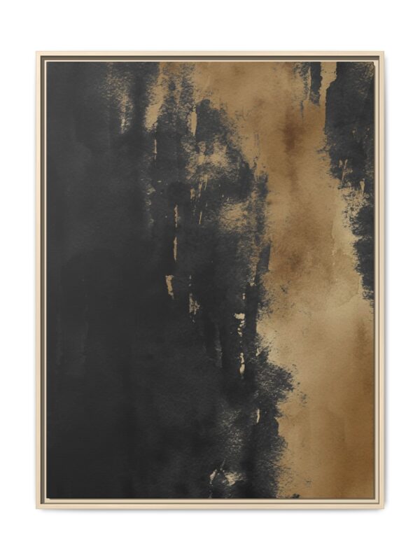 Midnight Ember | Framed Canvas