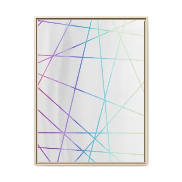 Prism Pathways | Framed Canvas