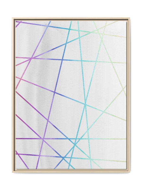 Prism Pathways | Framed Canvas