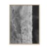 Monochrome Horizon | Framed Canvas