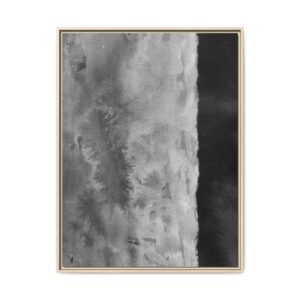 Monochrome Horizon | Framed Canvas