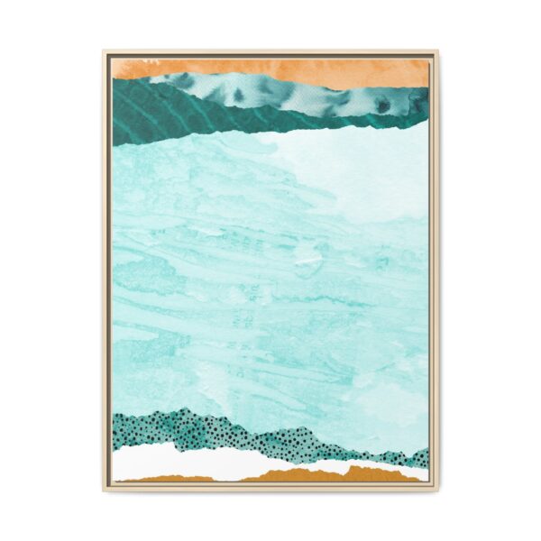 Coastal Silence | Framed Canvas
