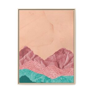 Rosewood Horizon | Framed Canvas