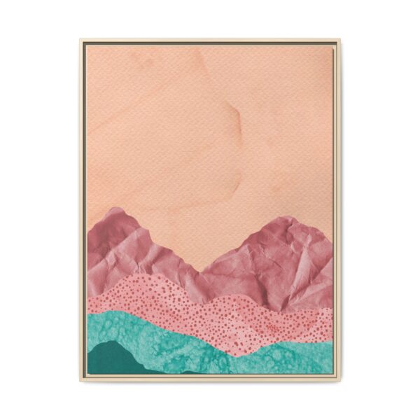 Rosewood Horizon | Framed Canvas