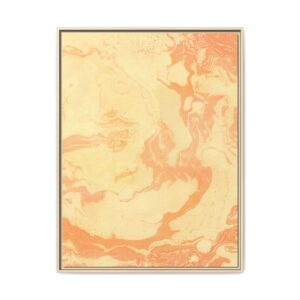 Apricot Solace | Framed Canvas