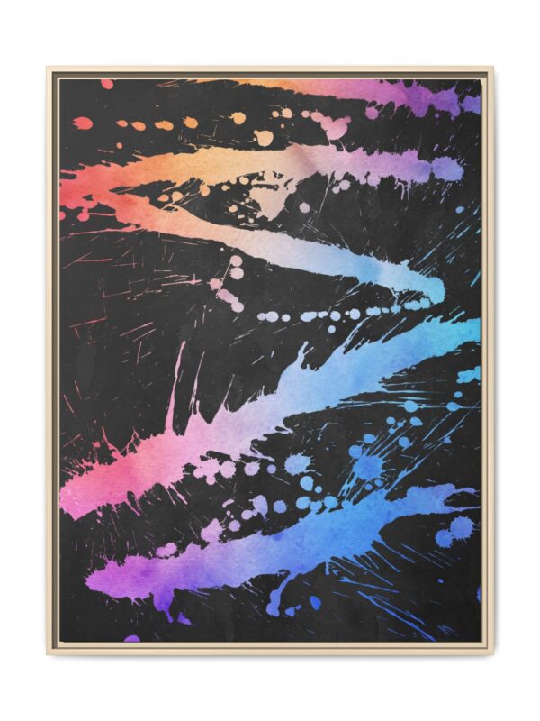 Cosmic Pulse | Framed Canvas