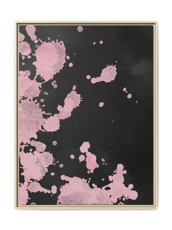 Blush Eclipse | Framed Canvas