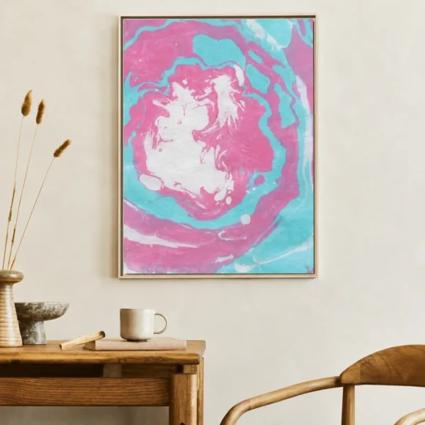 ChatGPT Image Jun 11, 2026, 06_51_53 PM_compressed Tropical Blushwave | Framed Canvas