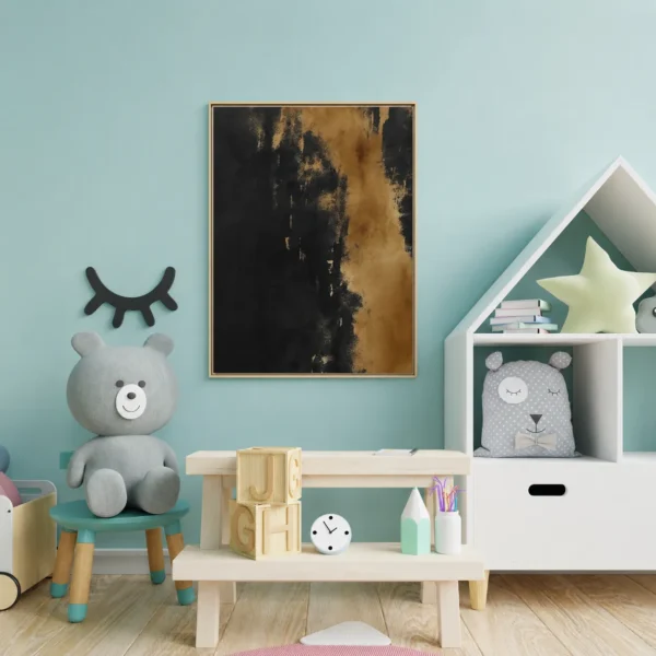 Midnight Ember | Framed Canvas