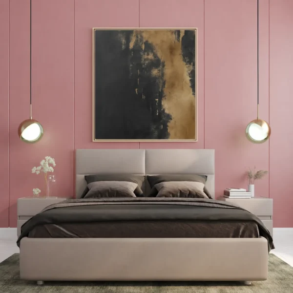Midnight Ember | Framed Canvas