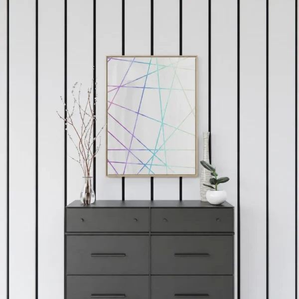 Prism Pathways | Framed Canvas