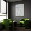 Prism Pathways | Framed Canvas