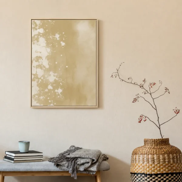 Champagne Stardust | Framed Canvas