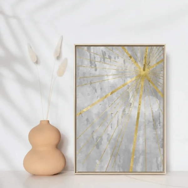 Radiant Ascension | Framed Canvas