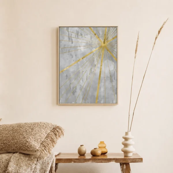 Radiant Ascension | Framed Canvas