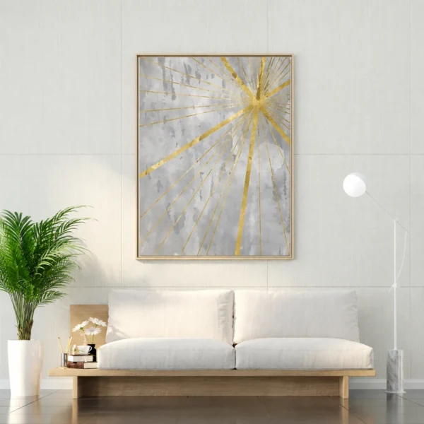 Radiant Ascension | Framed Canvas