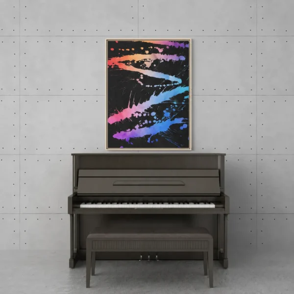 Cosmic Pulse | Framed Canvas