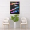 Cosmic Pulse | Framed Canvas