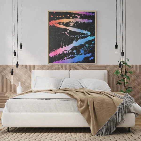 Cosmic Pulse | Framed Canvas