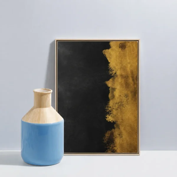 Obsidian Aurelia | Framed Canvas
