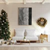 Monochrome Horizon | Framed Canvas