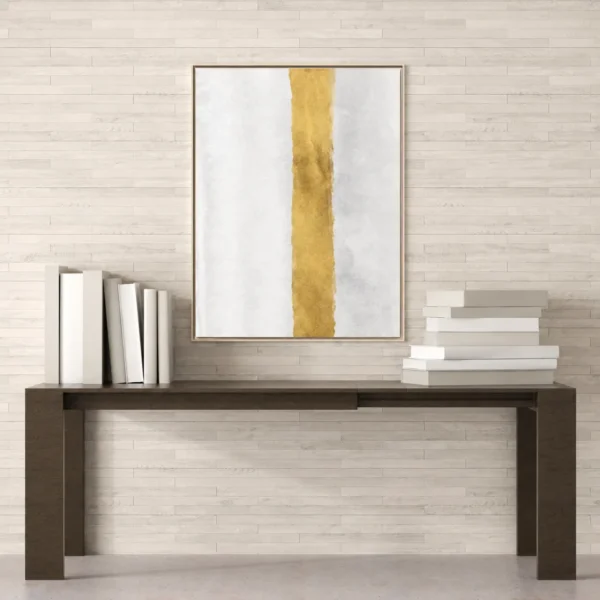 Golden Divide | Framed Canvas
