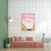 Blush Canyon | Framed Canvas