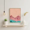 Rosewood Horizon | Framed Canvas