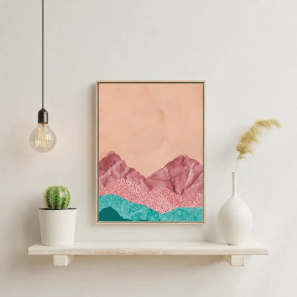Rosewood Horizon | Framed Canvas