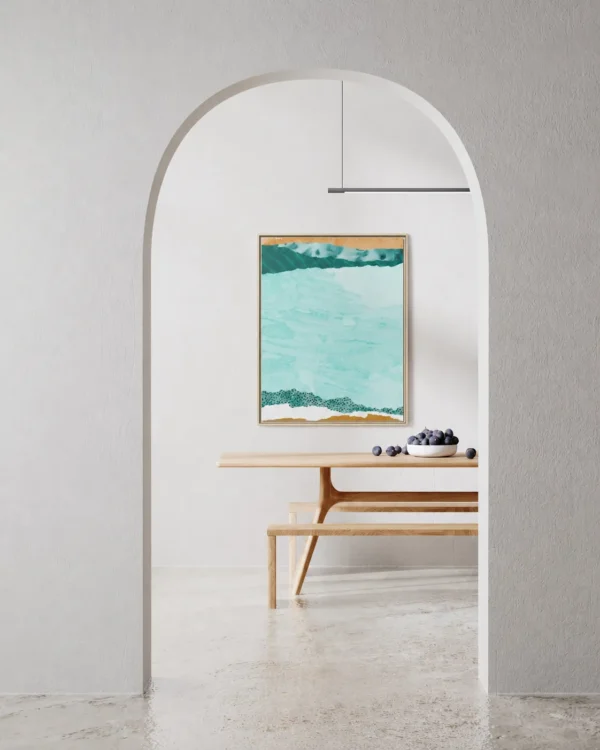 Coastal Silence | Framed Canvas
