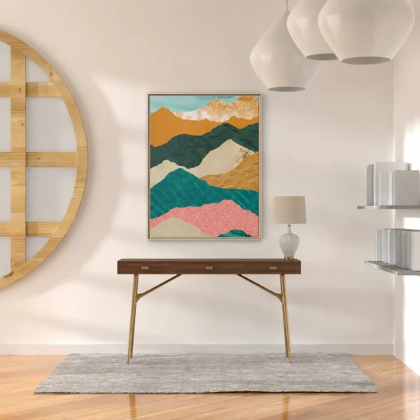 Terra Mosaic | Framed Canvas