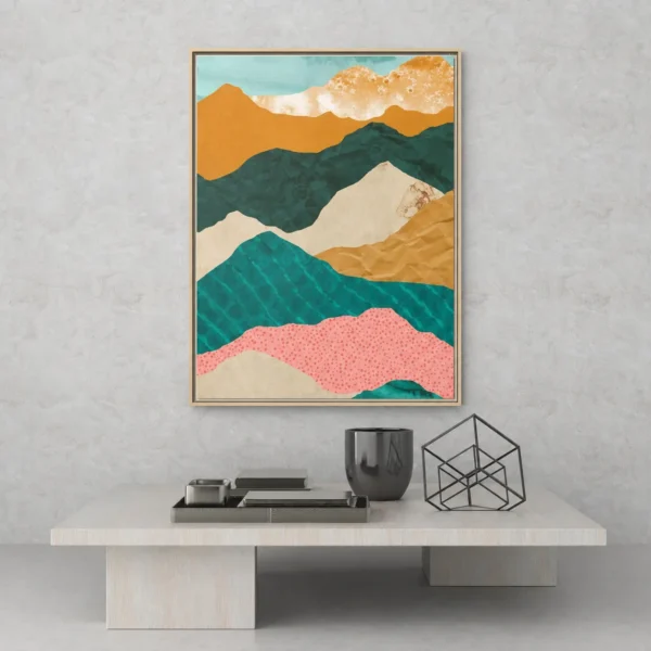 Terra Mosaic | Framed Canvas