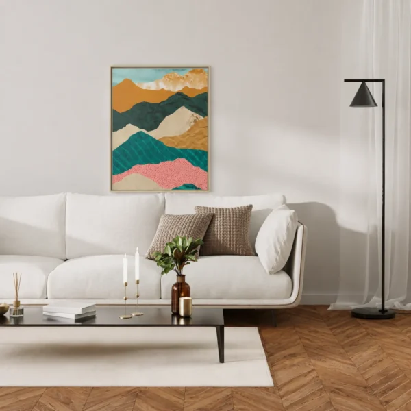 Terra Mosaic | Framed Canvas