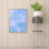 Azure Whisper | Framed Canvas