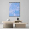Azure Whisper | Framed Canvas