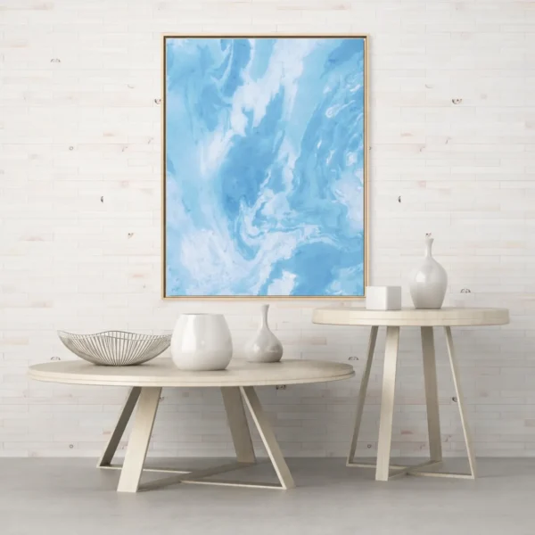 Glacial Reverie | Framed Canvas