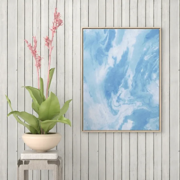 Glacial Reverie | Framed Canvas