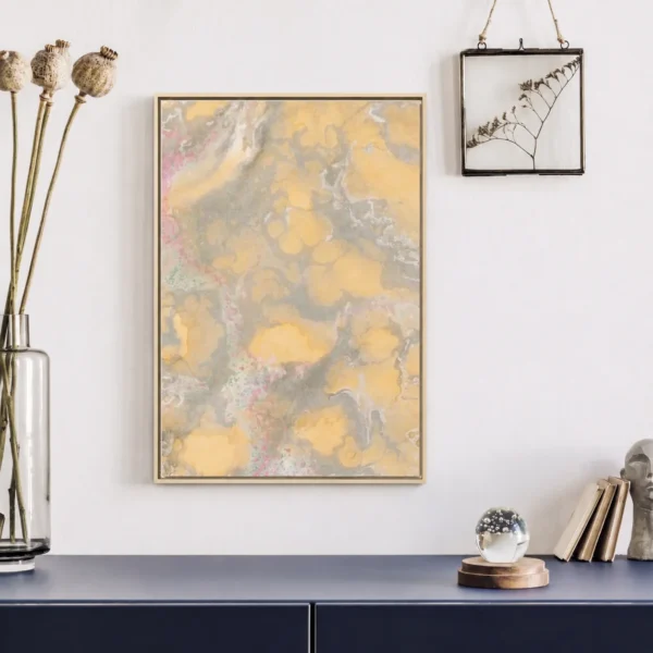 Golden Hush | Framed Canvas