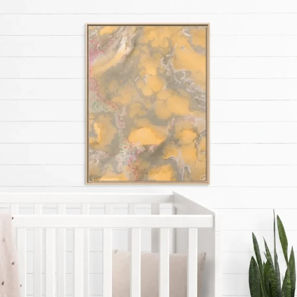 Golden Hush | Framed Canvas