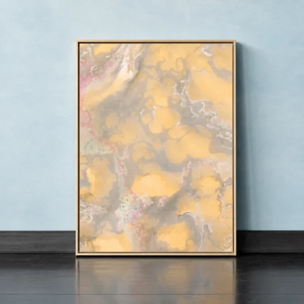 Golden Hush | Framed Canvas