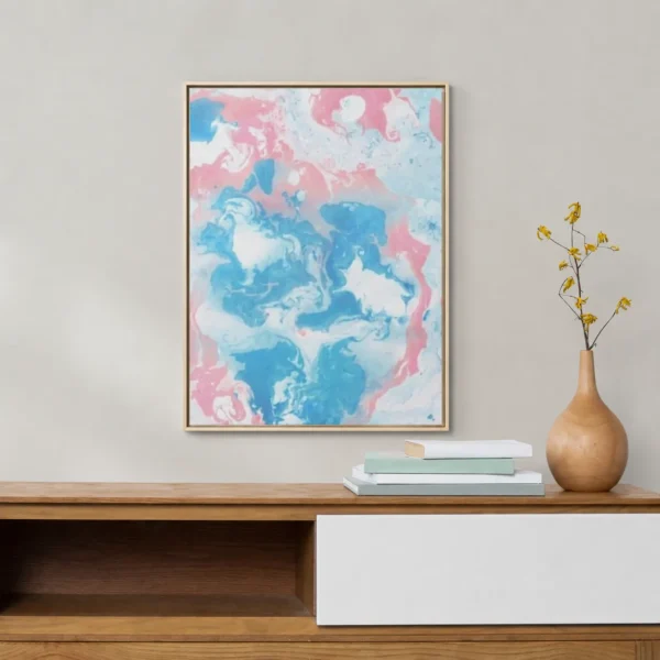 Coral Daydream | Framed Canvas