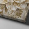 06_Canvas Mock-up 2_right corner_perspective view_compressed Neutral Floral Canvas Wall Art – Beige & Gold Luxury Botanical Matte Canvas Print