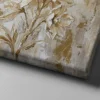 06_Canvas Mock-up 2_right corner_perspective view_compressed Neutral Wildflower Canvas Wall Art – Elegant Beige Botanical Matte Canvas Print