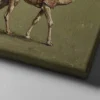 06_Canvas Mock-up 2_right corner_perspective view_compressed Funny Camel Canvas Wall Art with Tea Tray | Whimsical Desert Matte Canvas Print